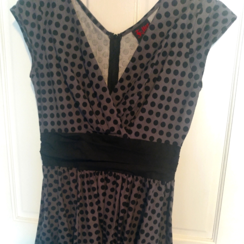 Dress size M polka dot dress